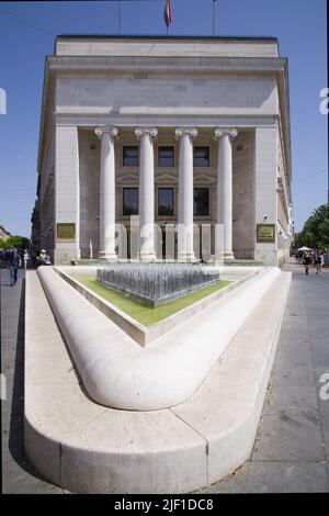 Croatie, Zagreb, Banque nationale croate, Banque D'Images