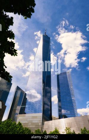 One World Trade Center est situé à Lower Manhattan, New York City, USA 2022 Banque D'Images