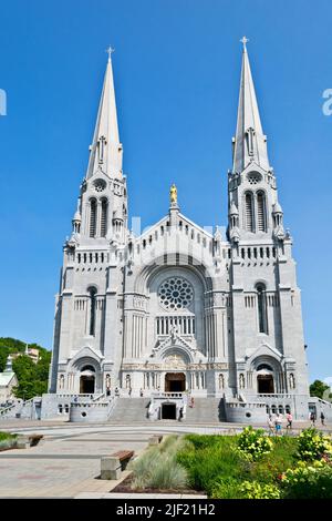 Basilique Sainte-Anne-de-Beaupre près de Québec. Canada. Banque D'Images