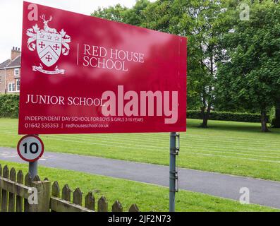 Red House School, Norton, Stockton on Tees, Angleterre, Royaume-Uni Banque D'Images