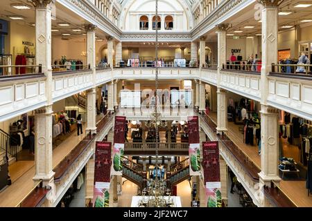 Frasers store Glasgow vue intérieure, Glasgow, Écosse, Royaume-Uni Banque D'Images