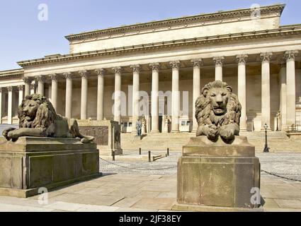 St.Georges Hall à Liverpool, Royaume-Uni, Angleterre Banque D'Images