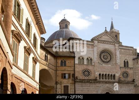 Cathédrale de San Feliciano, Italie, Ombrie, Foligno Banque D'Images