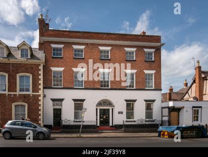 Tewkesbury, Royaume-Uni, mai 2022 - ancien bâtiment dans la ville marchande de Tewkesbury à Gloucestershire, Angleterre, Royaume-Uni Banque D'Images