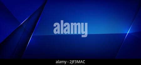 Futuriste résumé de fond cyber-technologie science-fiction concept. Chevauchement de l'arrière-plan géométrique de base avec la lumière et l'élément de rayon. Avec l'espace de copie, vecteur Banque D'Images