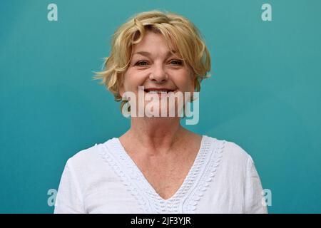 Saskia VESTER (actrice) image unique, motif unique découpé, portrait, portrait, portrait. Réception ZDF / rassemblement au bar H'ugo à l'occasion du Festival du film de Munich sur 28 juin 2022 Banque D'Images