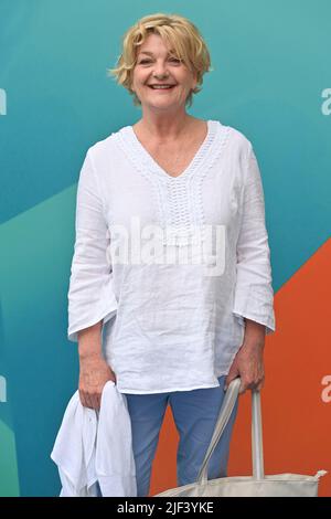 Saskia VESTER (actrice) image unique, motif unique découpé, demi-figure, demi-figure, réception ZDF/ retrouvez-vous au bar H'ugo à l'occasion du Festival du film de Munich sur 28 juin 2022 Banque D'Images