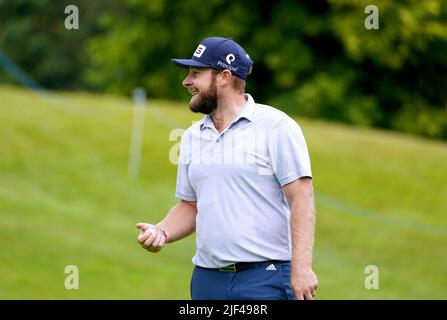 L'Angleterre Tyrrell Hatton pendant la journée Pro-Am de l'Horizon Irish Open 2022 à Mount Juliet Estate, Thomastown, Co Kilkenny. Date de la photo: Mercredi 29 juin 2022. Banque D'Images