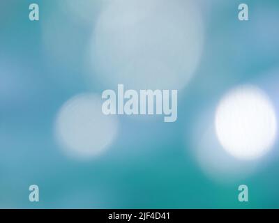 Arrière-plan bleu dégradé abstrait de bleu turquoise flou Maui Hawaii toile de fond avec bokeh pour votre conception graphique, bannière, été avec espace de copie. Banque D'Images