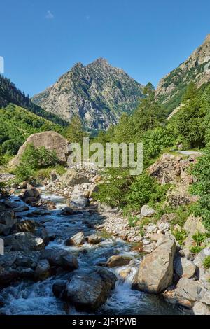 Colle Fauniera, Piémont, Italie Banque D'Images