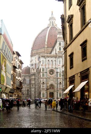 Cathédrale de Florence, officiellement la cathédrale de Santa Maria del Fiore Banque D'Images