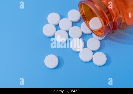 Le fer est un minéral qui fait l'hémoglobine, une protéine dans les globules rouges qui transporte l'oxygène des poumons vers toutes les parties du corps, et la myoglobine, une protéine Banque D'Images