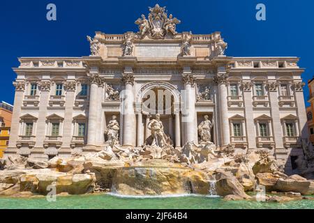 La fontaine de Trevi à Rome, l'une des plus célèbres fontaines du monde, l'Italie, l'Europe. Banque D'Images