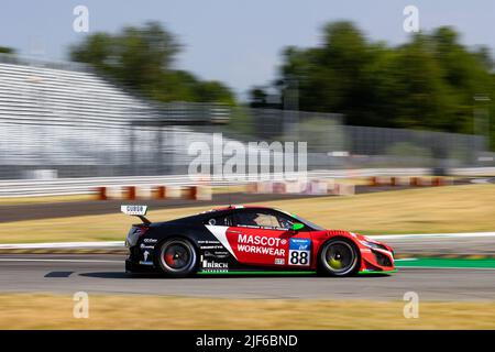 Monza, Italie, 30/06/2022, 88 O. PEDERSEN Mikkel (dnk), PEDERSEN Lars Engelbreckt (dnk), GMB Motorsport, Honda NSX GT3, action pendant le 4th de la coupe Michelin le Mans 2022 sur l'Autodromo Nazionale di Monza de 1 juillet à 2, à Monza, en Italie - photo Joao Filipe / DPPI Banque D'Images