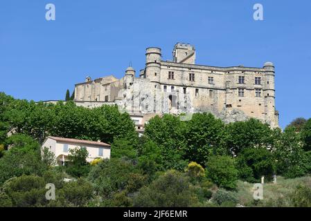 Le Château du Barroux de style Renaissance, le Barroux, Vaucluse Provence France Banque D'Images