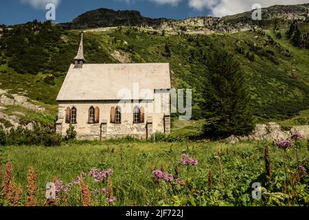 Chapelle à Gletsch Banque D'Images