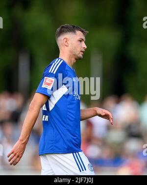 Mehmet AYDIN (GE) Soccer Test Match VfB Huels - FC Schalke 04 (GE) 0:14, on 29 juin 2022 à Marl/ Allemagne. #DFL les règlements interdisent toute utilisation de photographies comme séquences d'images et/ou quasi-vidéo # Â Banque D'Images