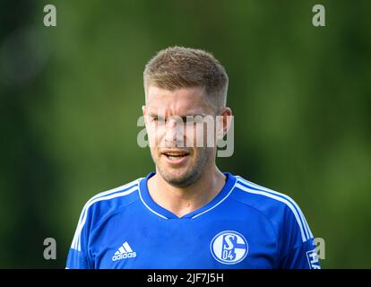 Simon TERODDE (GE) football test match VfB Huels - FC Schalke 04 (GE) 0:14, on 29 juin 2022 à Marl/Allemagne. #DFL les règlements interdisent toute utilisation de photographies comme séquences d'images et/ou quasi-vidéo # Â Banque D'Images