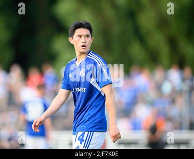 Dong-Gyeong LEE (GE) Soccer Test Match VfB Huels - FC Schalke 04 (GE) 0:14, on 29 juin 2022 à Marl/ Allemagne. #DFL les règlements interdisent toute utilisation de photographies comme séquences d'images et/ou quasi-vidéo # Â Banque D'Images