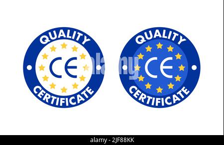 Certification ce, Conformite européenne. Illustration du stock vectoriel. Illustration de Vecteur