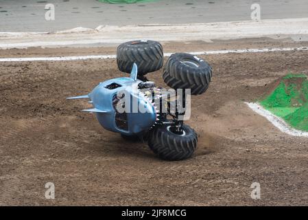 Monster Jam London 2022, Monster Truck show, Stade olympique de Londres, Royaume-Uni Banque D'Images