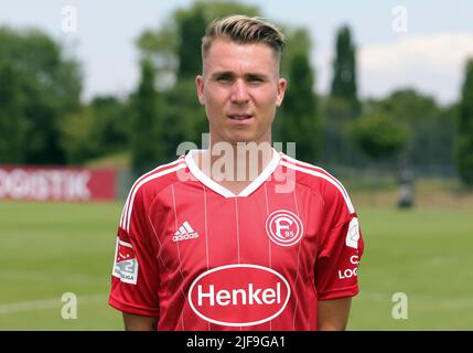 Ville de Düsseldorf, Allemagne. 30th juin 2022. Firo : 06/30/2022, football, 2nd Bundesliga, saison 2022/2023, séance photo, Séance de portrait, Fortuna Dusseldorf Portrait Felix KLAUS/dpa/Alamy Live News Banque D'Images