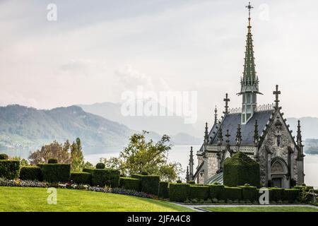 Chapelle, Château de Meggenhorn, Meggen, Lac de Lucerne, Canton de Lucerne, Suisse Banque D'Images