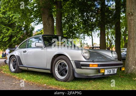1979 Porsche 911 3,0 SC coupé en exposition au Bicester Scramble le 19th juin 2022 Banque D'Images