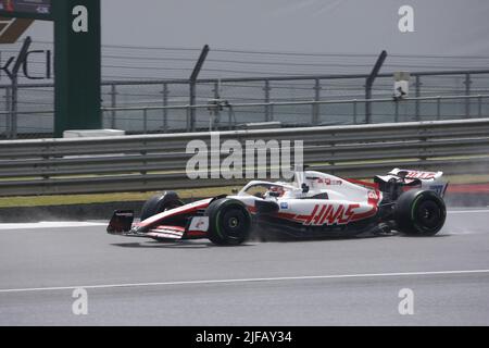 Silverstone, Northants, Royaume-Uni. 1st juillet 2022. Magnusson - Haas- au cours de la première journée de pratique pour le GRAND Prix de Formule 1 DE LENOVO crédit: Motofoto/Alay Live News Banque D'Images