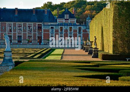 France, Eure, parc du Château du champ de bataille à Sainte-opportune-du-Bosc, classé jardin remarquable, propriété du décorateur Jacques Garcia Banque D'Images