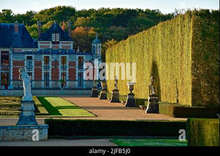 France, Eure, parc du Château du champ de bataille à Sainte-opportune-du-Bosc, classé jardin remarquable, propriété du décorateur Jacques Garcia Banque D'Images