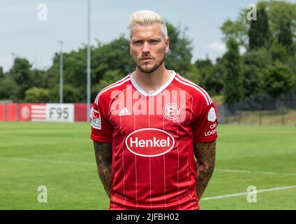 football, 2. Bundesliga, 2022/2023, Fortuna Duesseldorf, Merkur Spiel Arena, Media Day, Présentation de l'équipe pour la nouvelle saison de jeu, photo de presse, Daniel Ginczek Banque D'Images