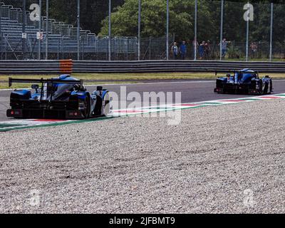 Endurance - ELMS Test Monza 2022 - 01.07.2022 6 360 COURSE GBR M Ligier JS P320 - Nissan Terrence Woodward (GBR) B Ross Kaiser (GBR) S Mark Richards Banque D'Images