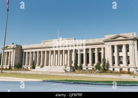 Olympia, États-Unis. Mars 2021. Temple de la Justice de l'État de Washington par une journée ensoleillée Banque D'Images