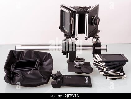 Appareil photo grand format Vintage Sinar Banque D'Images