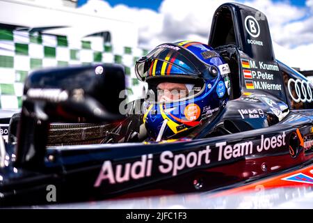 Le Mans, France. 01st juillet 2022. 03 Maris Erik (fra), Audi R8 LMP, portrait pendant le Mans Classic 2022 de 30 juin à 3 juillet 2022 sur le circuit des 24 heures du Mans, au Mans, France - photo Damien Saulnier / DPPI crédit: DPPI Media / Alay Live News Banque D'Images