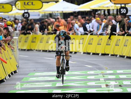 Copenhague, Danemark. 01st juillet 2022. John DEGENKOLB lors du Tour de France, étape 1, de Copenhague à Copenhague, Danemark, 1st juillet 2022, Credit:Pete Goding/Goding Images/Alamy Live News Credit: Peter Goding/Alamy Live News Banque D'Images