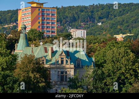 Fragment urbain à Usti-nad-Labem, République tchèque Banque D'Images