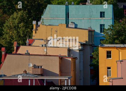 Fragment urbain à Usti-nad-Labem, République tchèque Banque D'Images