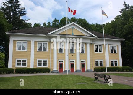 Le Community Hall de fort Langley, en Colombie-Britannique Banque D'Images