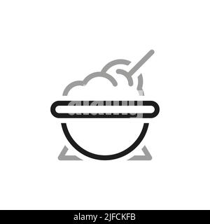 Icônes de lignes vectorielles simples d'Halloween. Collection Halloween Icon. Contient des icônes telles que le chou-fleur. Illustration de Vecteur
