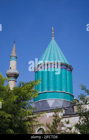 Musée Mevlana, Konya, Turquie. Banque D'Images