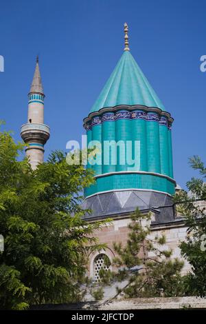 Musée Mevlana, Konya, Turquie. Banque D'Images