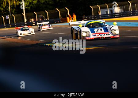 Le Mans, France. 01st juillet 2022. 23 LEROY Alexandre (bel), Aston Martin AMR1, action pendant la Classique du Mans 2022 de 30 juin à 3 juillet 2022 sur le circuit des 24 heures du Mans, au Mans, France - photo Damien Saulnier / DPPI crédit: DPPI Media / Alay Live News Banque D'Images