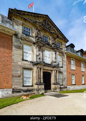 Dunham Massey Hall dans le Grand Manchester, près d'Altrincham, dans le nord-ouest de l'Angleterre. Banque D'Images