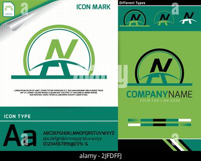 Logo Letter ay Premium Vector Illustration de Vecteur