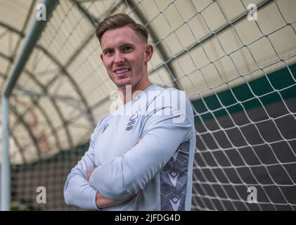 Nottingham, Royaume-Uni. 01st juillet 2022. Dean Henderson, de Manchester United, rejoint la forêt de Nottingham dans le cadre d'un contrat de prêt d'une saison à Nottingham, au Royaume-Uni, le 7/1/2022. (Photo de Ritchie Sumpter/News Images/Sipa USA) crédit: SIPA USA/Alay Live News Banque D'Images