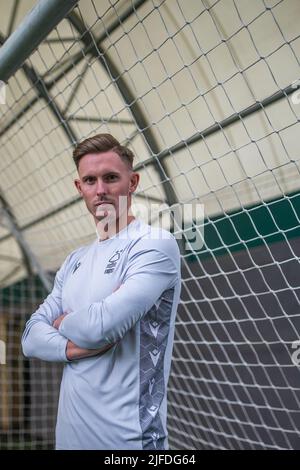 Nottingham, Royaume-Uni. 01st juillet 2022. Dean Henderson, de Manchester United, rejoint la forêt de Nottingham dans le cadre d'un contrat de prêt d'une saison à Nottingham, au Royaume-Uni, le 7/1/2022. (Photo de Ritchie Sumpter/News Images/Sipa USA) crédit: SIPA USA/Alay Live News Banque D'Images