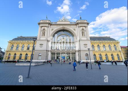 Budapest, Hongrie. Gare Keleti de Budapest Banque D'Images