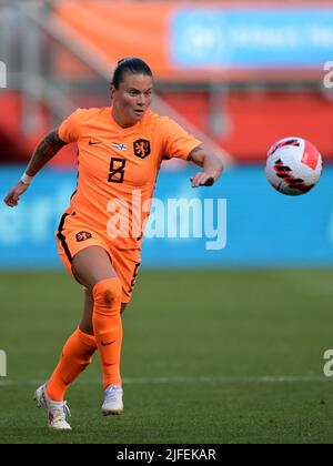 ENSCHEDE - Sherida Spitse de Hollande femmes pendant le match amical des femmes entre les pays-Bas et la Finlande au stade de Grolsch Veste on 2 juillet 2022 à Enschede, pays-Bas. ANP GERRIT VAN COLOGNE Banque D'Images